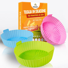 3 Teglie per Friggitrice Ad