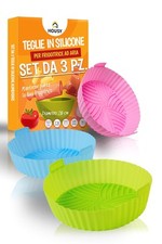 3 Teglie per Friggitrice Ad